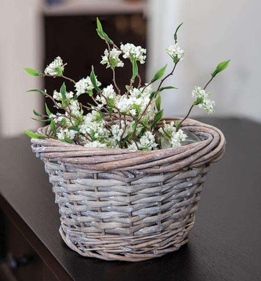Gray Willow Basket 7.5